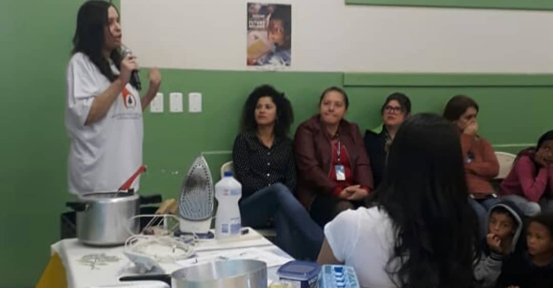 Palestra sobre Prevenção de Queimaduras na escola - Anaviq