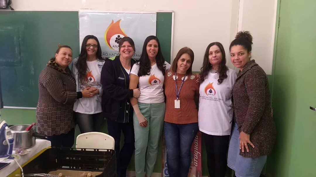 Palestra sobre Prevenção de Queimaduras na escola - Anaviq